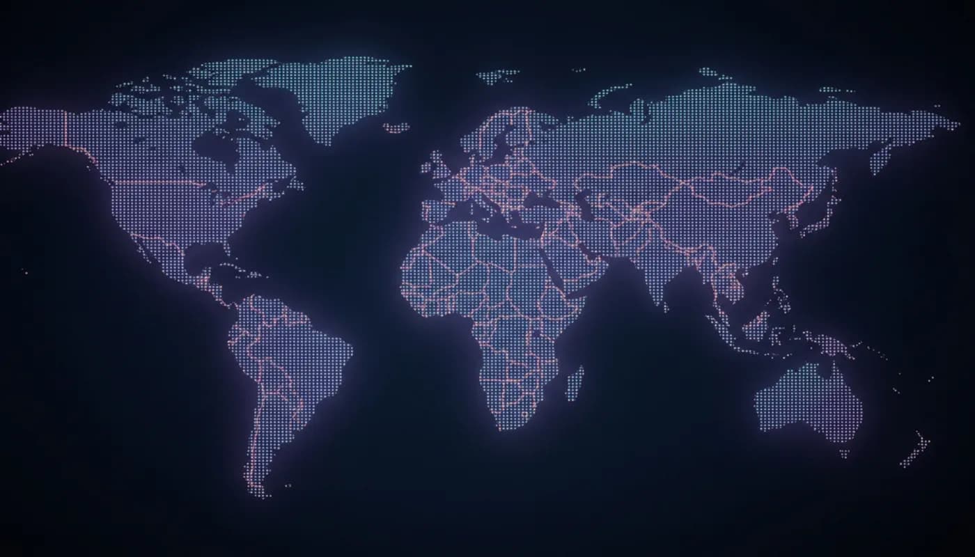 Dark dotted world map showing client locations in Pakistan, Dubai (UAE), Saudi Arabia, the UK, the USA, Canada, Algeria, Turkey, Malaysia, South Africa and Australia